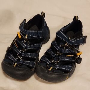Kids Blue and Black Sandals